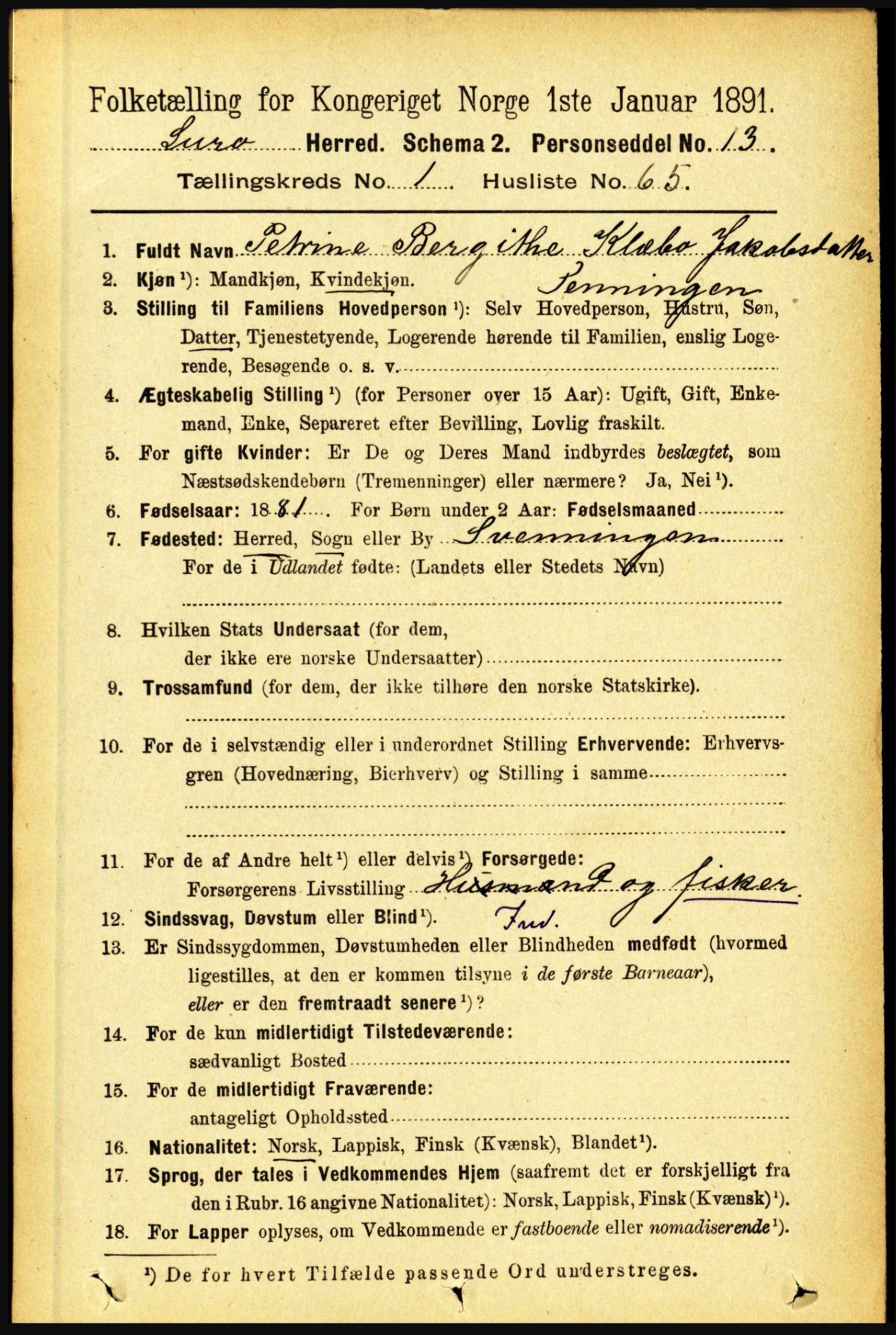 Petrine - FT1891